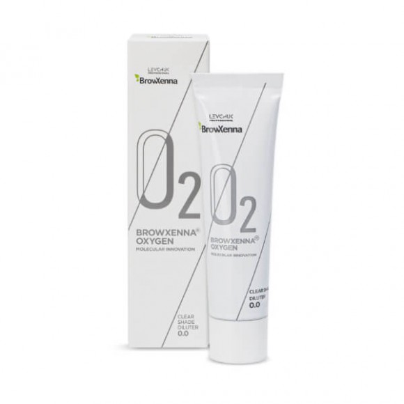 Краска для бровей и ресниц BrowXenna - OXYGEN O2 Clear Shade Diluter - № 0.0 , 15 мл