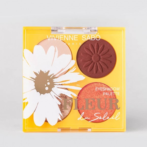 [Истекающий срок годности] Палетка теней для век VIVIENNE SABO - Fleur du soleil - 01 Бежево-золотистые оттенки