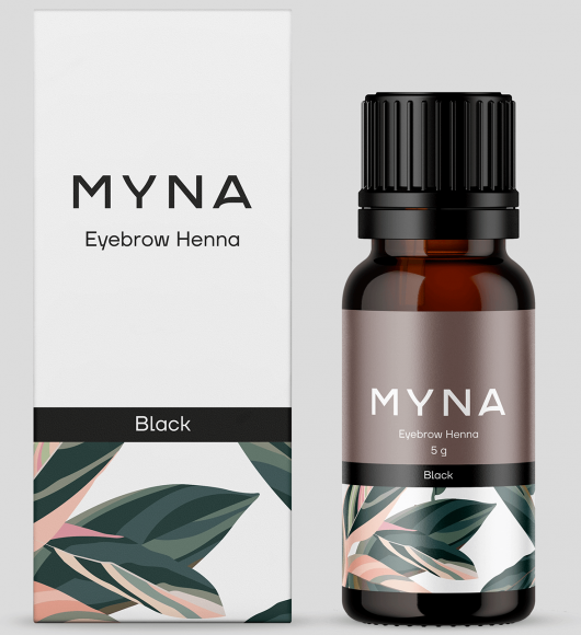 Хна для бровей MYNA - Black