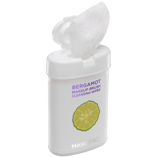 [Истекающий срок годности] Салфетки очищающие для макияжных кистей Manly Pro с маслом бергамота, 50 шт КО15