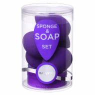 Набор бьюти спонжей Manly Pro (5 шт) плюс мыло для очистки спонжей (лимитированный выпуск) СП20