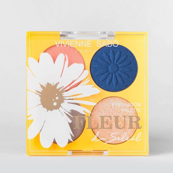 [Истекающий срок годности] Палетка теней для век VIVIENNE SABO - Fleur du soleil - 02 Бежево-фиолетовые оттенки