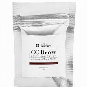 Хна для бровей CC Brow в саше, 10 гр dark brown
