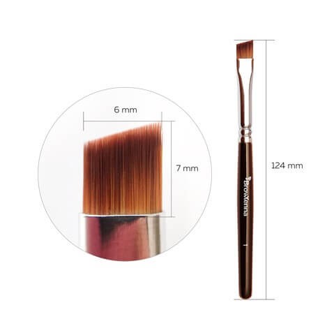 Кисть для бровей BrowXenna сверхточная, скошенная - №1 Кисть для бровей BrowXenna сверхточная, скошенная - №1