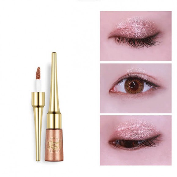 Тени для глаз жидкие Chupa Chups с блестками - Bling Bling Eyes - "Pink Signal"