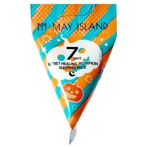 Ночная маска для лица May Island успокаивающая с тыквой - 7 Days Secret Healing Pumpkin Sleeping Pack, 5 мл