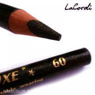 Карандаш для глаз LaCordi De Luxe №60 Черный с золотым блеском Карандаш для глаз LaCordi De Luxe №60 Черный с золотым блеском
