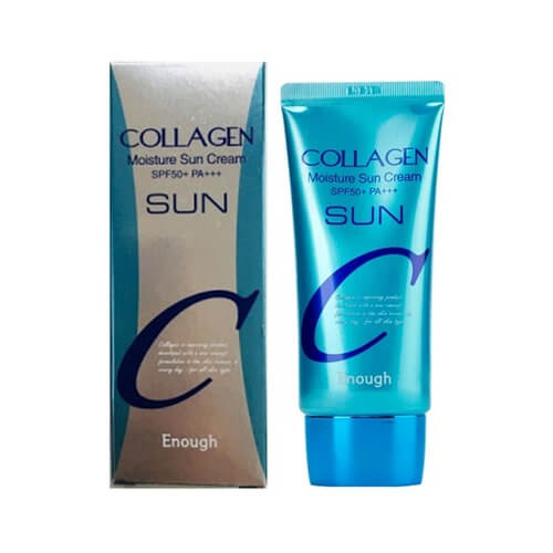 Крем для лица солнцезащитный Enough увлажняющий - Collagen Moisture Sun Cream SPF50+ PA+++, 50г