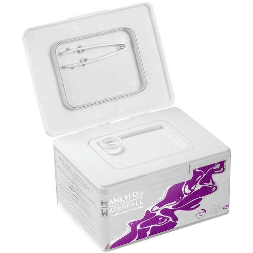 Освежающие тканевые маски для лица Manly Pro для увлажнения кожи, 30 шт., WMB Освежающие тканевые маски для лица Manly Pro для увлажнения кожи, 30 шт., WMB