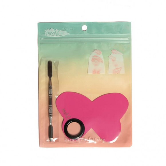 Палитра для смешивания Pro VG - Butterfly + шпатель (металл)