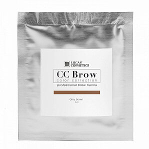 Хна для бровей CC Brow в саше, 5 гр grey brown