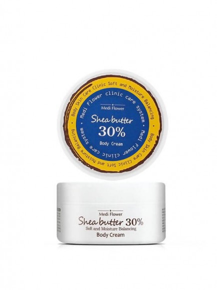 Крем-баттер для тела с маслом ши 30% Medi Flower ультрапитательный - Shea Butter 30% Body Cream, 150 мл