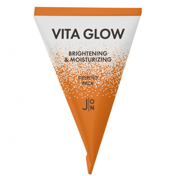 Набор ночных масок для лица J:ON с витаминами - Vita Glow Brightening & Moisturizing Sleeping Pack, 20 шт*5 гр