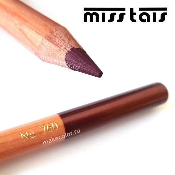 Карандаш для губ Miss Tais (Чехия) №760 коричнево-бордовый