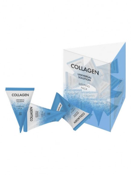 Набор ночных масок для лица J:ON с коллагеном - Collagen Universal Solution Sleeping Pack, 20 шт*5 гр