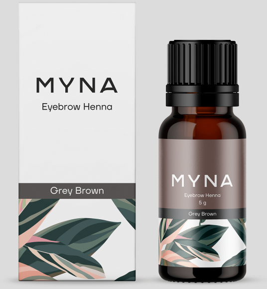 Хна для бровей MYNA - Grey Brown