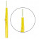 Щеточка многофункциональная для бровей и ресниц Innovator Cosmetics - Baby Brush 1.0 мм, желтая