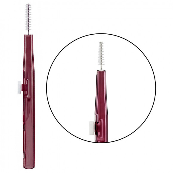 Щеточка многофункциональная для бровей и ресниц Innovator Cosmetics - Baby Brush 1.0 мм, фиолетовая