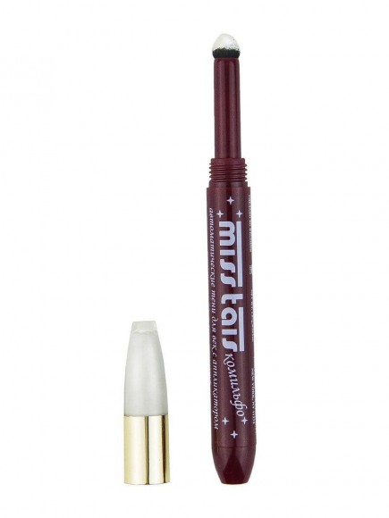 Блестящие тени-аппликатор Miss Tais - 457 белый матовый Блестящие тени-аппликатор Miss Tais - 457 белый матовый