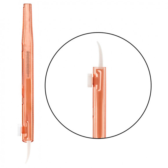 Щеточка многофункциональная для бровей и ресниц Innovator Cosmetics - Baby Brush 1.0 мм, коричневая