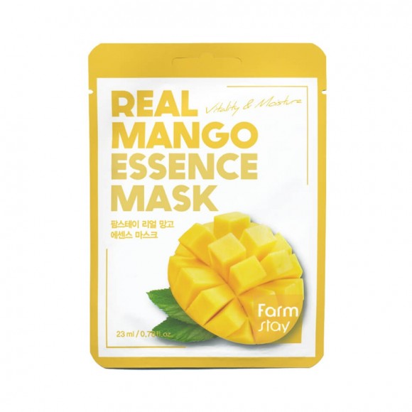 Маска для лица Farm Stay с экстрактом манго - Real Mango Essence Mask