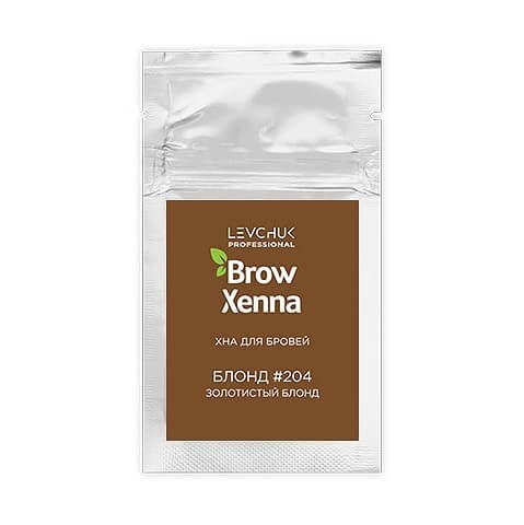 [Истекающий срок годности] Хна для бровей BrowXenna - Блонд - 204 Золотистый блонд, саше-рефилл