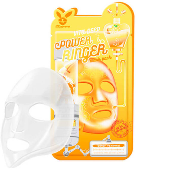 Маска для лица Elizavecca с витаминным комплексом - Vita Deep Power Ringer Mask Pack