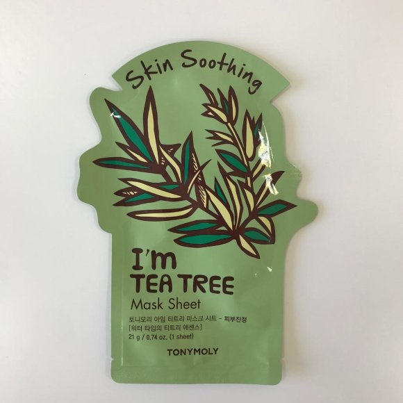 Тканевая маска для лица Tony Moly с экстрактом чайного дерева - I'm Tea Tree Mask Sheet - Skin Soothing