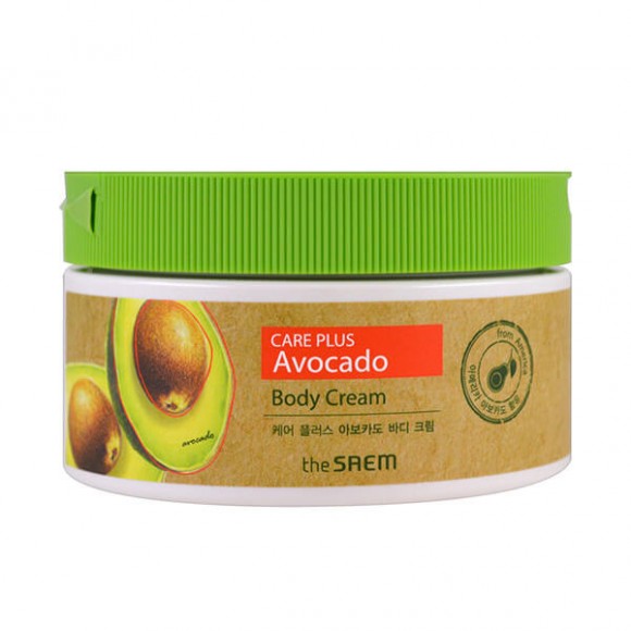 Крем для тела с авокадо The Saem - Care Plus Avocado Body Cream