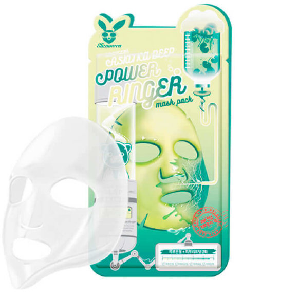 Маска для лица Elizavecca с экстрактом центеллы азиатской - Centella Asiatica Deep Power Ringer Mask Pack