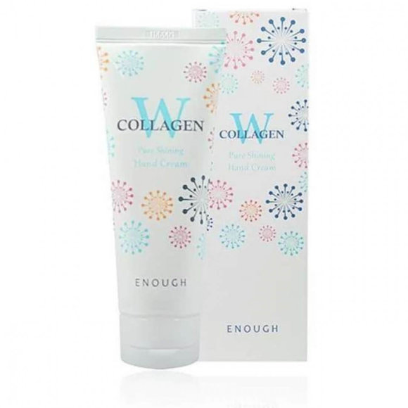 Крем для рук Enough для сияния кожи - W Collagen Pure Shining Hand Cream, 100 мл