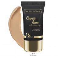 Тональный крем ART-VISAGE устойчивый матирующий "Cover Face" - 203 бежевый Тональный крем ART-VISAGE устойчивый матирующий "Cover Face" - 203 бежевый